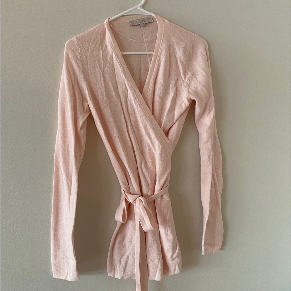Loft wrap sweater